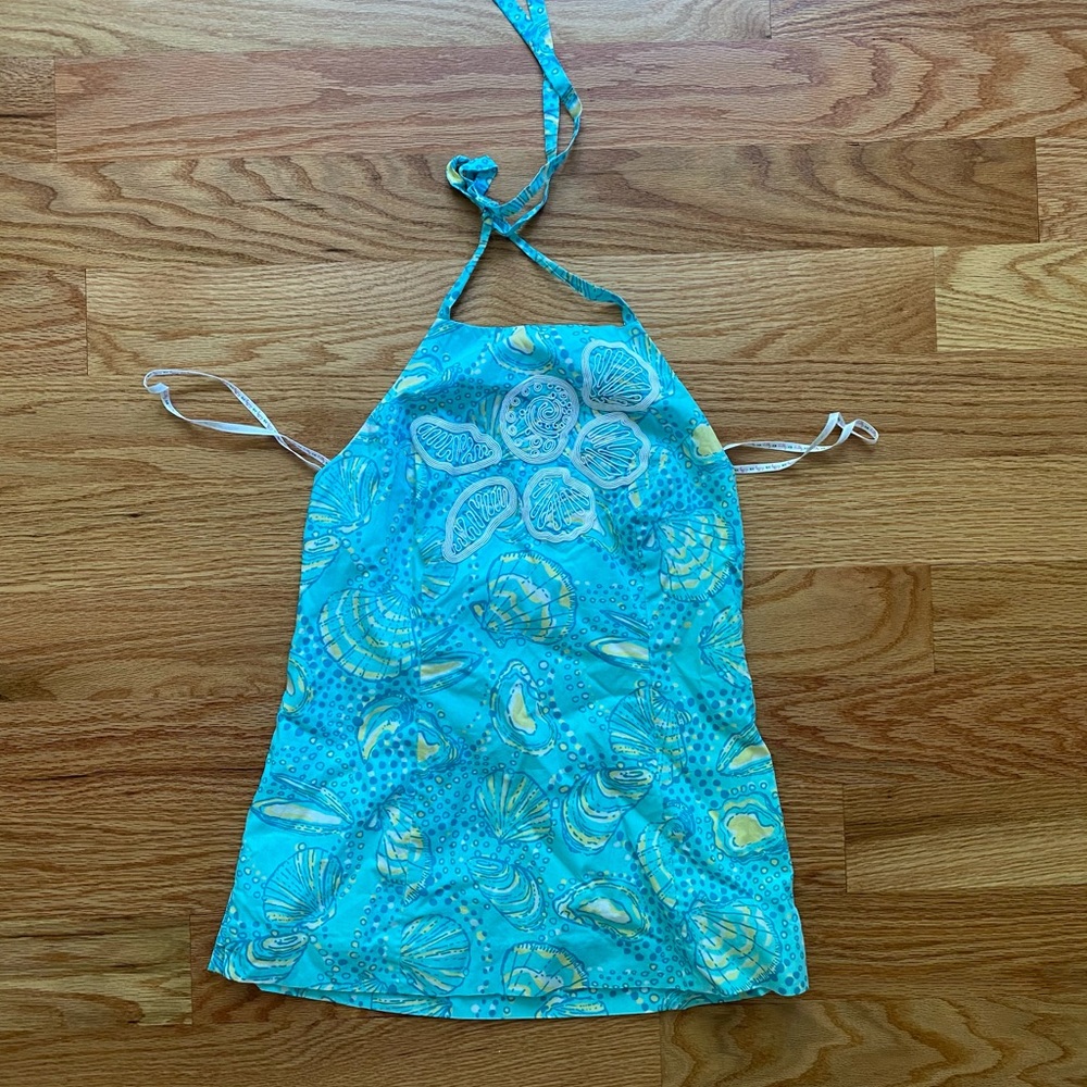 Lilly Pulitzer Embroidered Halter Top - Sz 2, EUC